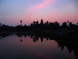 Angkor Wat at sunset