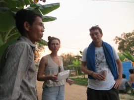 Alex and Phil with the owner 