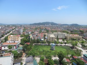 view from our balcony on the 18th floor