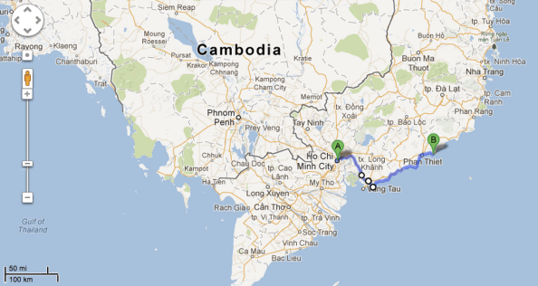 same route zoomed out