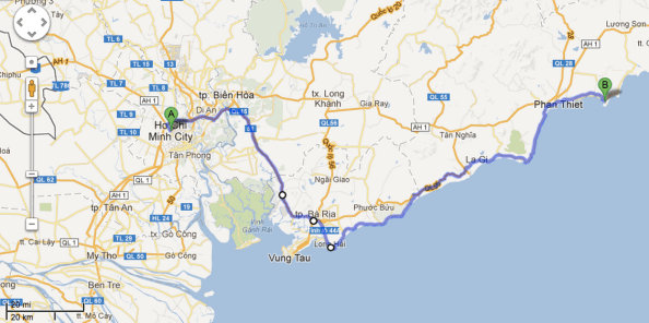 Ho Chi Minh City to Mui Ne