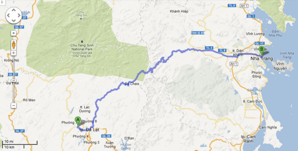 Dalat to Nha Trang
