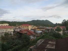 view of Kalaw from the hotel