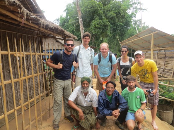 top from left to right: me, David, Jon, Sara, Paul bottom from left to right: Mr. Robin, master chef, Brian