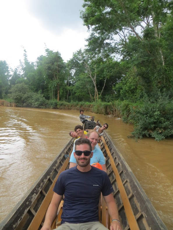 on the boat to Nyaungshwe