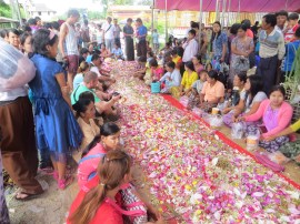 the procession at the end of the exam