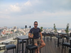 Penang in the background