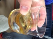 whiskey with glacier ice