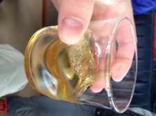 whiskey with glacier ice