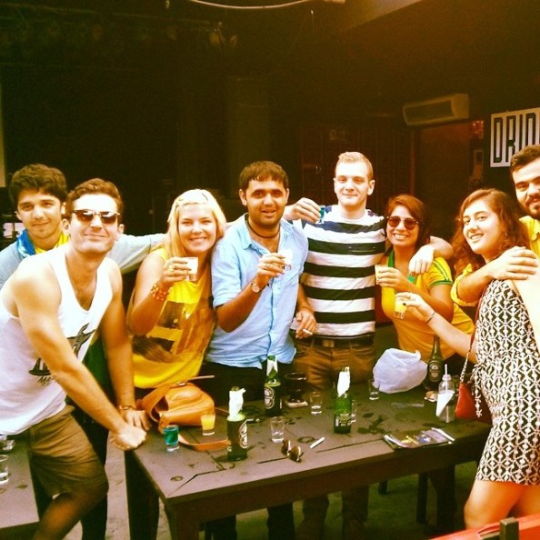 left to right: Rafeh, me, Kristín, Rouvan, Mike, Ana, Haley, Rafa